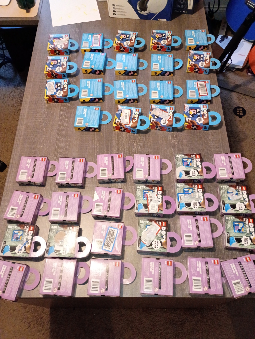 Lego Mystery Minifigure Blind Bags - Blue & Purple Packs
